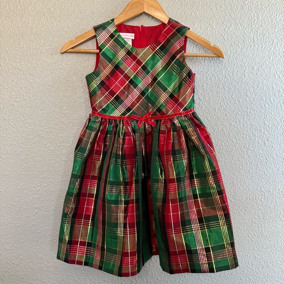 2 Christmas/Holiday Dresses Size 6X Santa - Picture 6 of 8